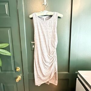Leith Asymmetrical Gray Dress